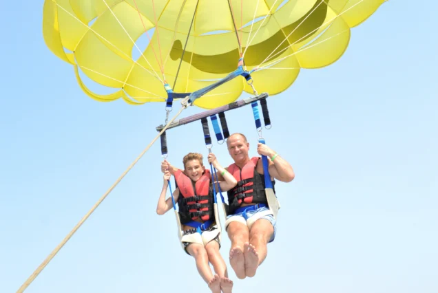 Parasailing boat in Sharm el Sheikh