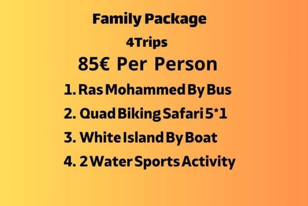 Sharm El Sheikh Excursions Family Package